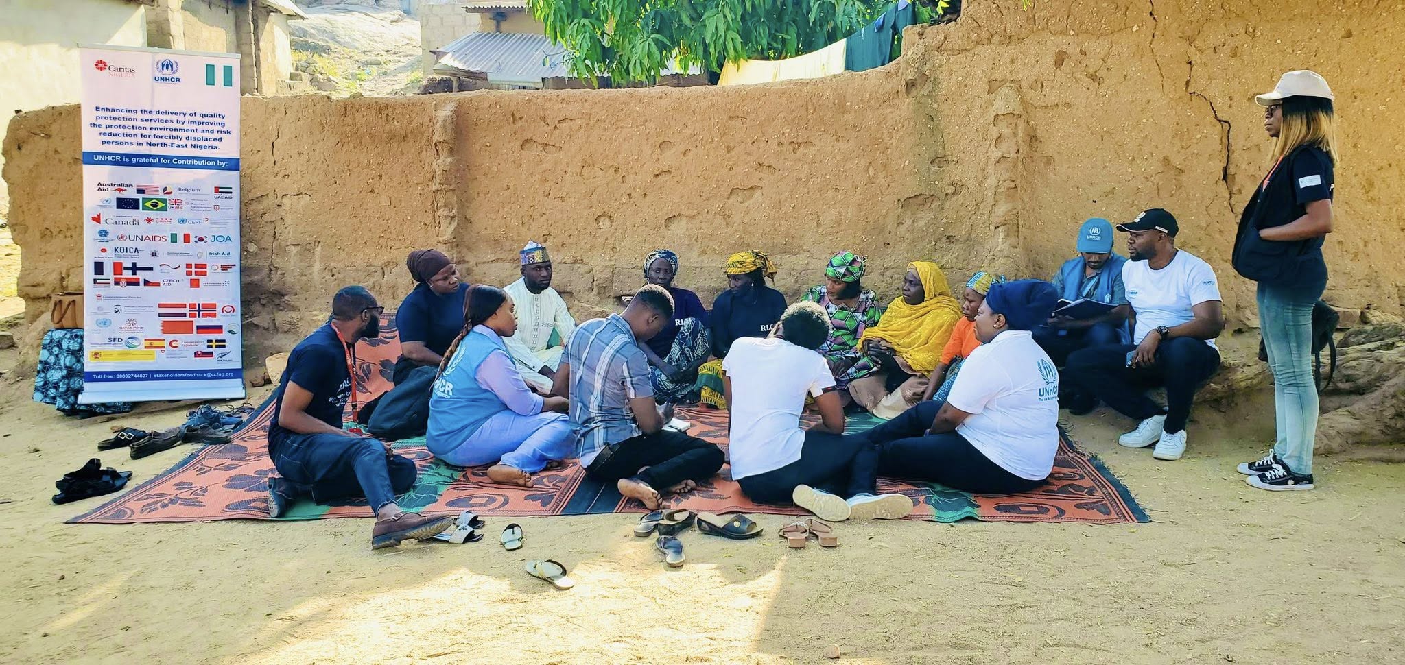 CCFN&UNHCR Conduct Field Assessment in Adamawa