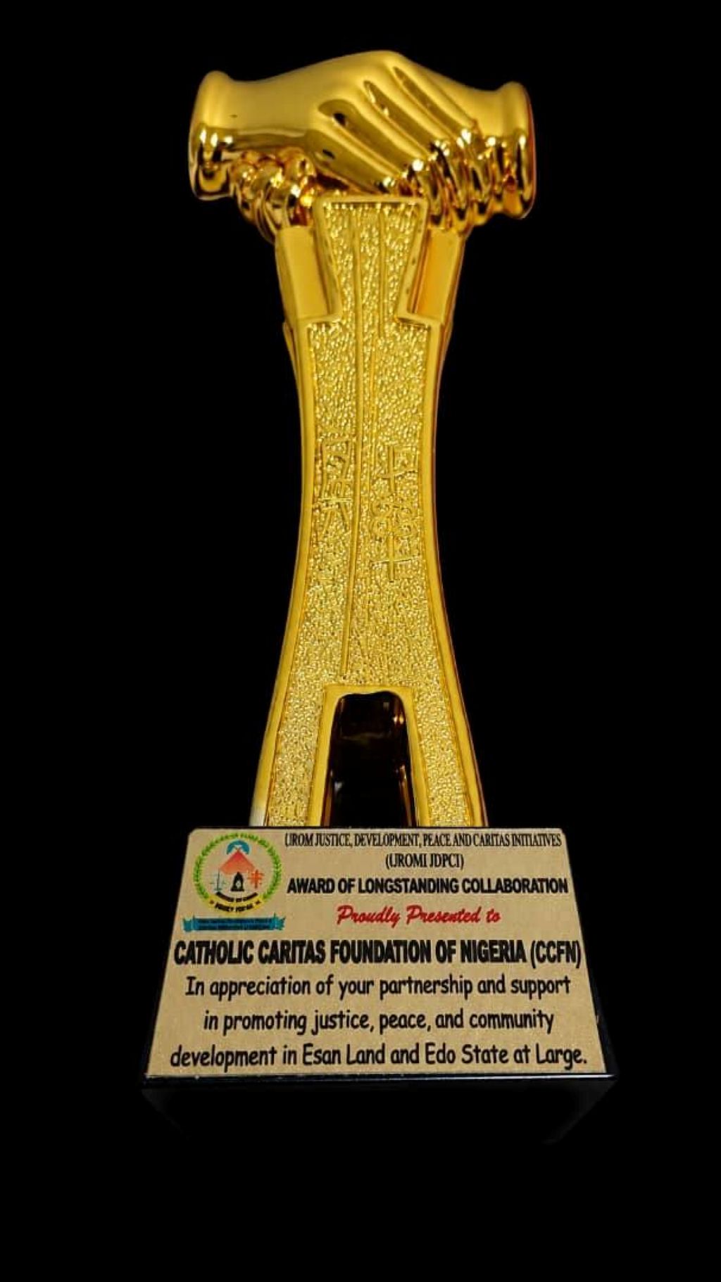 Caritas Nigeria Honored for Longstanding Support at Uromi JDPCI @ 20_