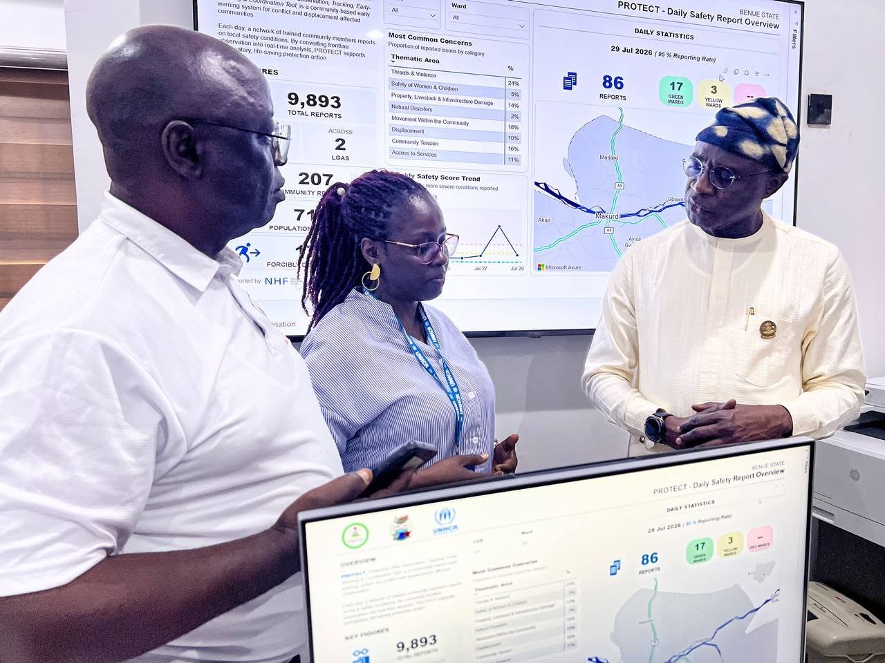 Benue Governor Commends Caritas Nigeria & UNHCR Protection Systems12